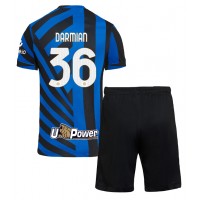 Dječji Nogometni Dres Inter Milan Matteo Darmian #36 Domaci 2024-25 Kratak Rukav (+ Kratke hlače)